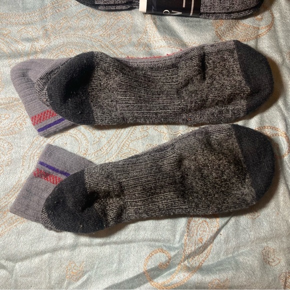 4pc Lot Merino Socks Irregulars (+Coolmax?) by Stone Mountain, SamSox, Rei Co-Op - Picture 8 of 11